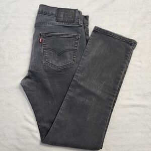 LEVI'S 511 Men's Grey Washed Jeans Slim Fit Size 34